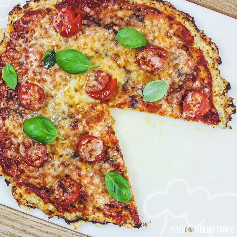 Blumenkohl-Pizza - Essen ohne Kohlenhydrate