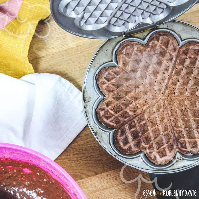 Low-Carb Schokowaffeln