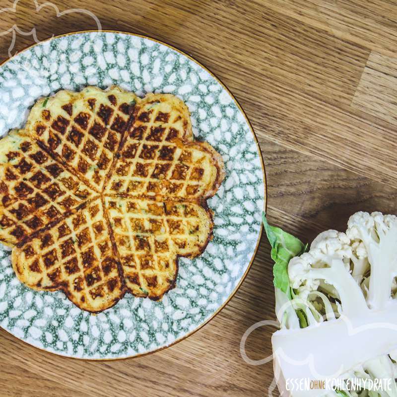 Low Carb Blumenkohl Waffeln