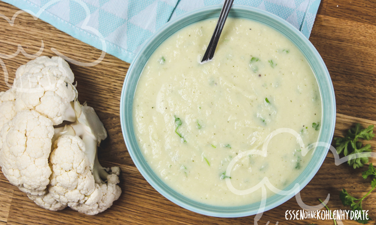 Schnelle Blumenkohl-Käse-Suppe