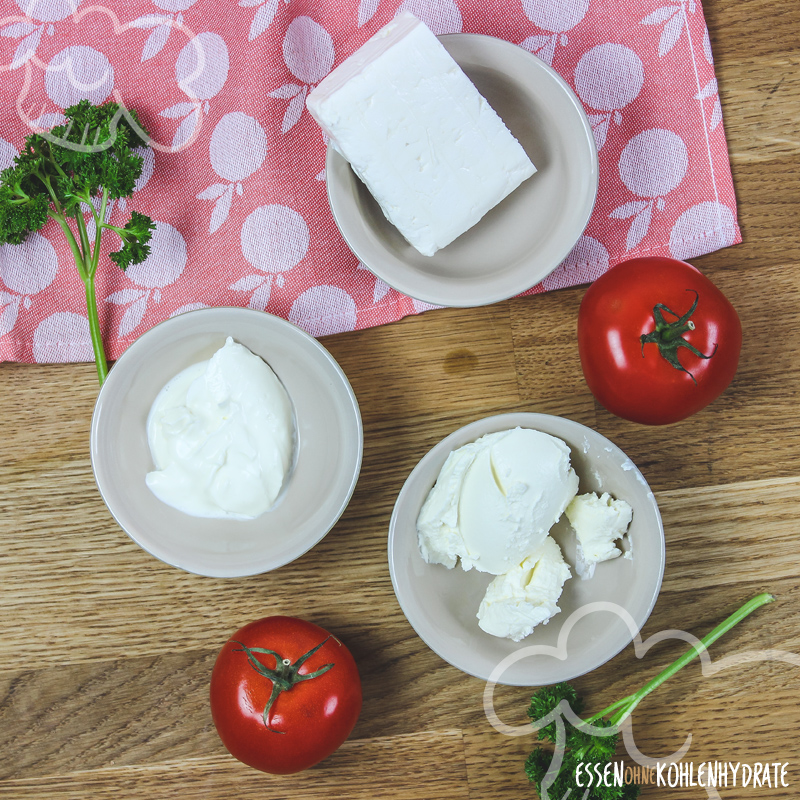 Tomaten mit Frischkäse