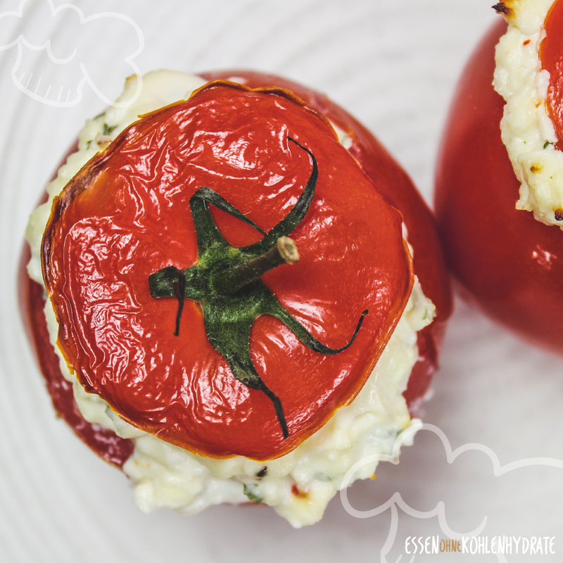 Tomaten mit Frischkäse