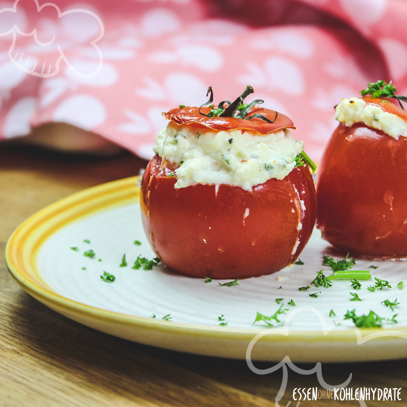 Tomaten mit Frischkäse