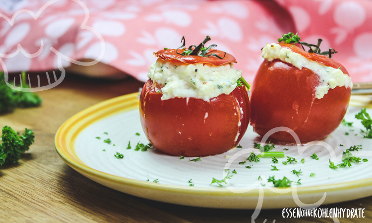 Tomaten mit Frischkäse