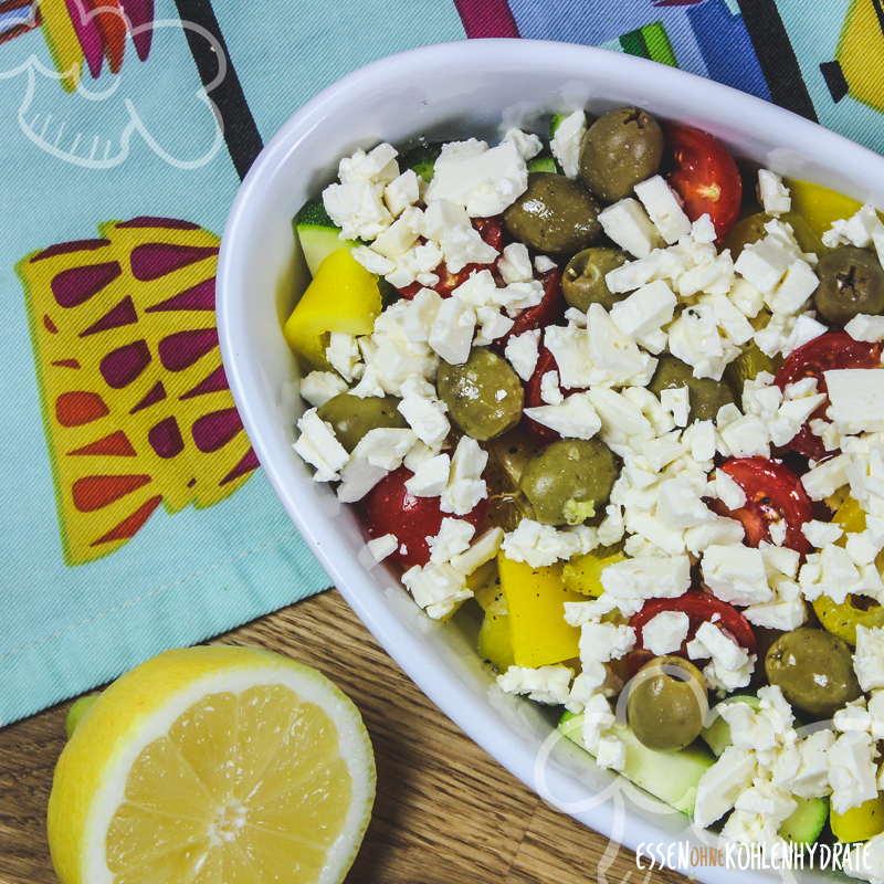 Gratinierter Feta mit Gemüse