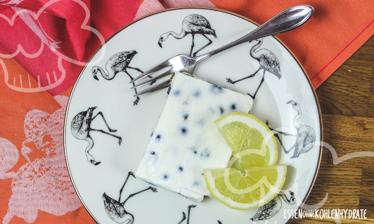 Frozen Joghurt mit Blaubeeren