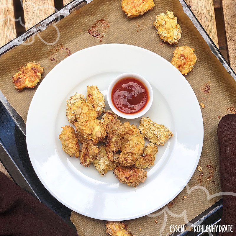 Healthy Chicken Nuggets von Essen ohne Kohlenhydrate