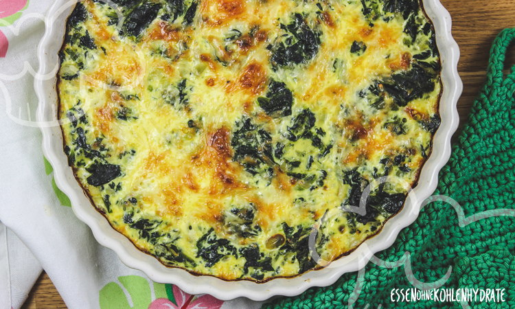 Low Carb Spinat-Quiche