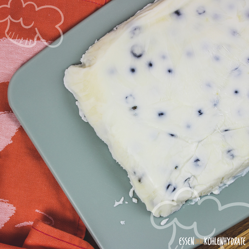 Frozen Joghurt mit Blaubeeren