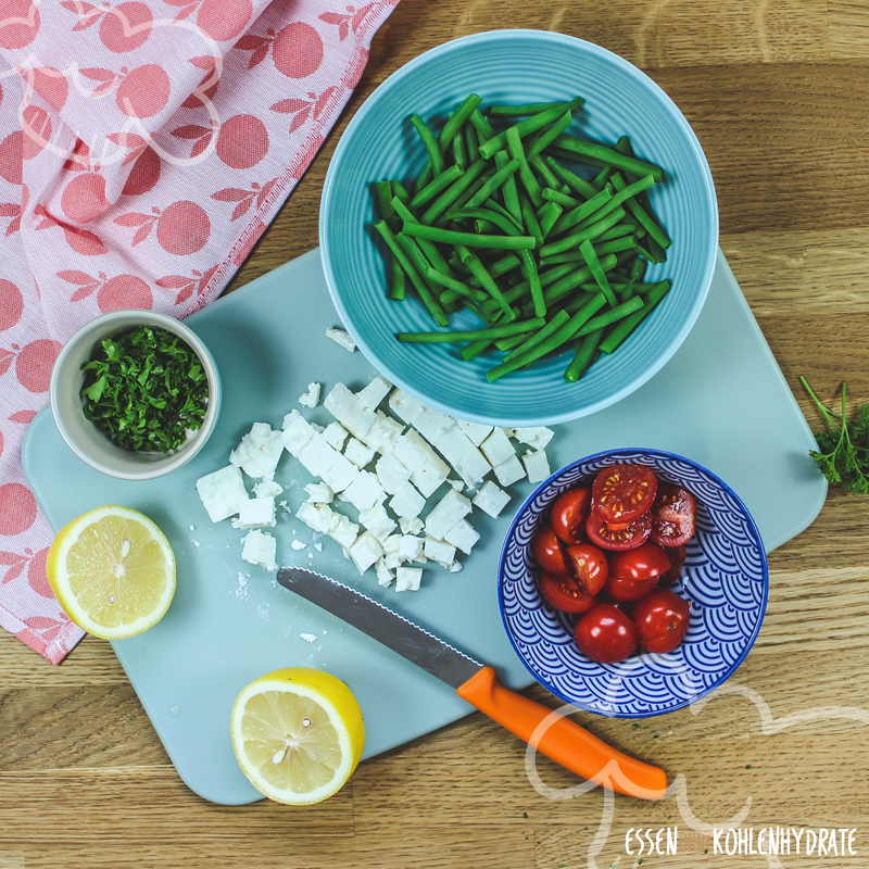 Bohnen-Feta-Salat