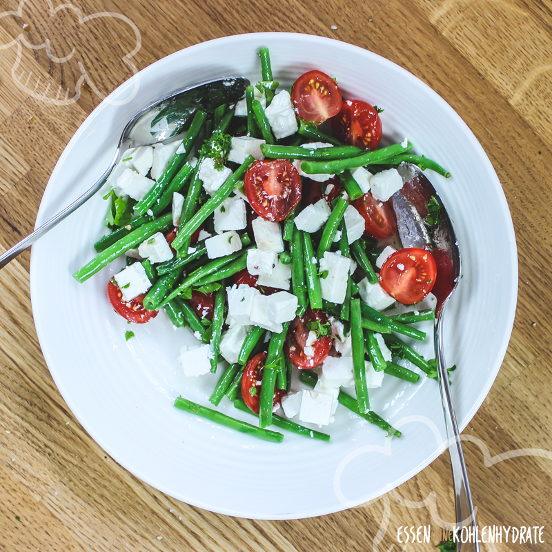 Bohnen-Feta-Salat