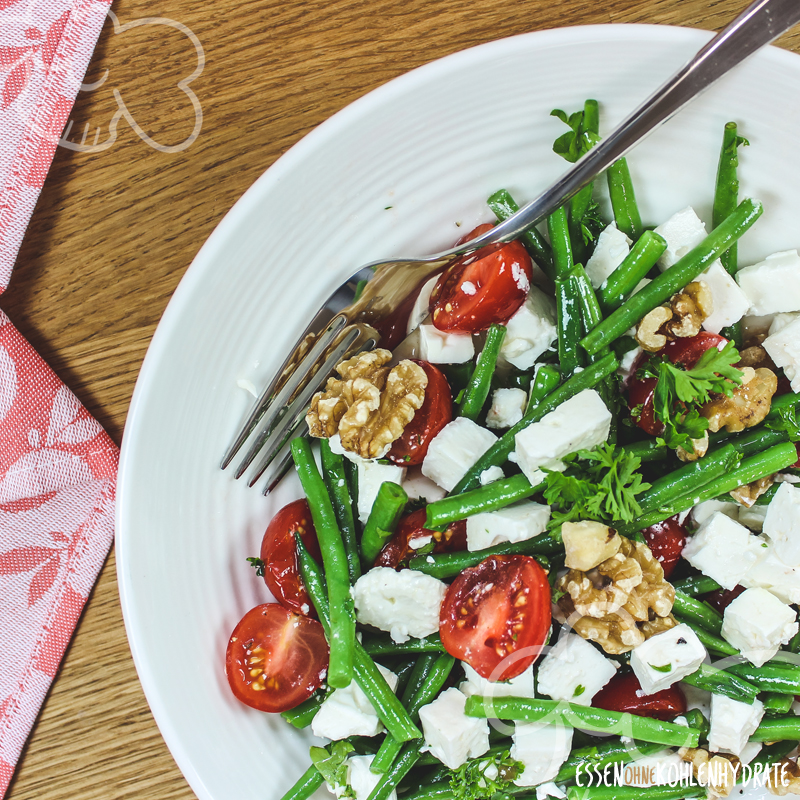 Bohnen-Feta-Salat