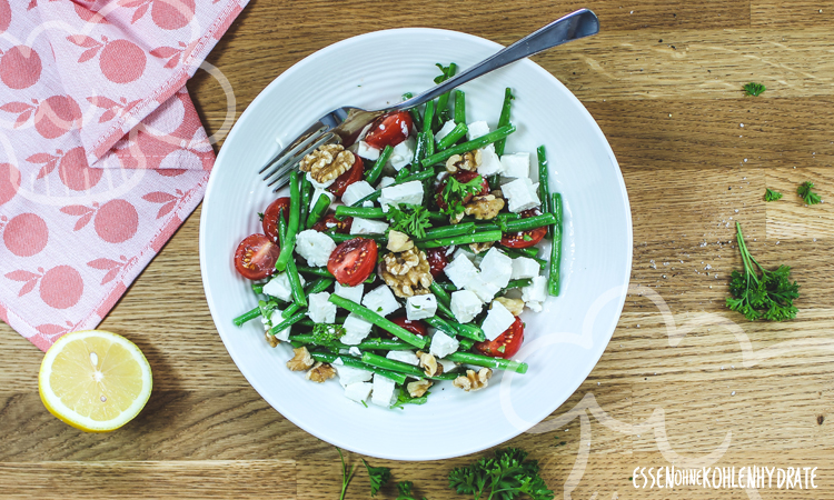 Bohnen-Feta-Salat