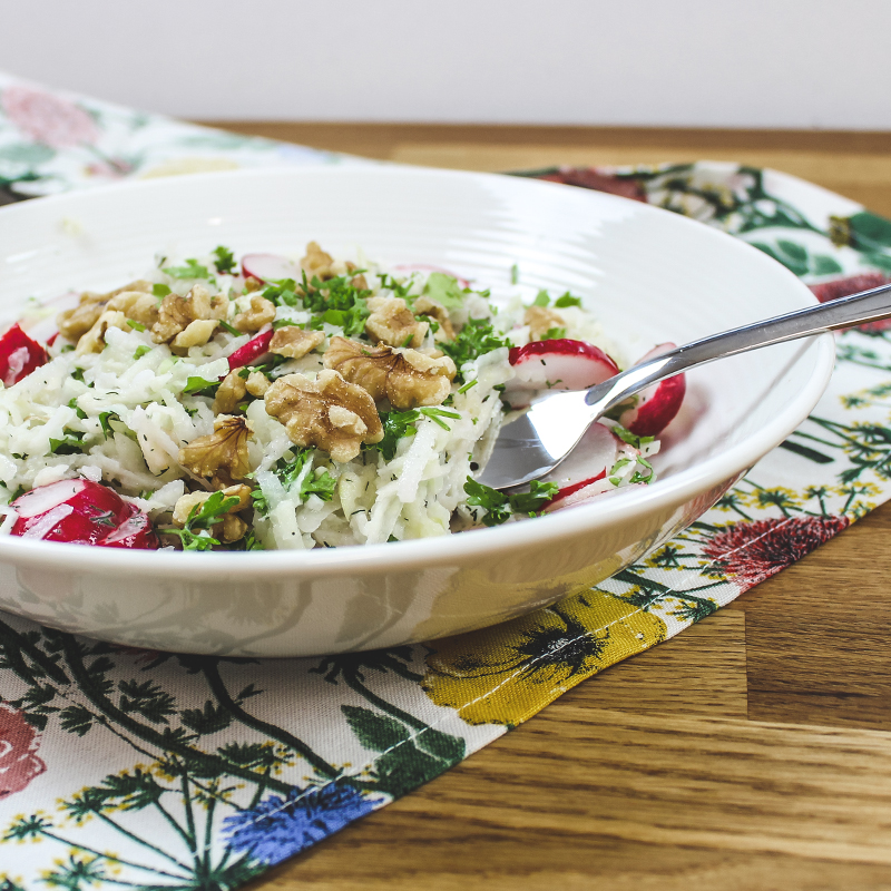 Kohlrabi-Apfel-Salat