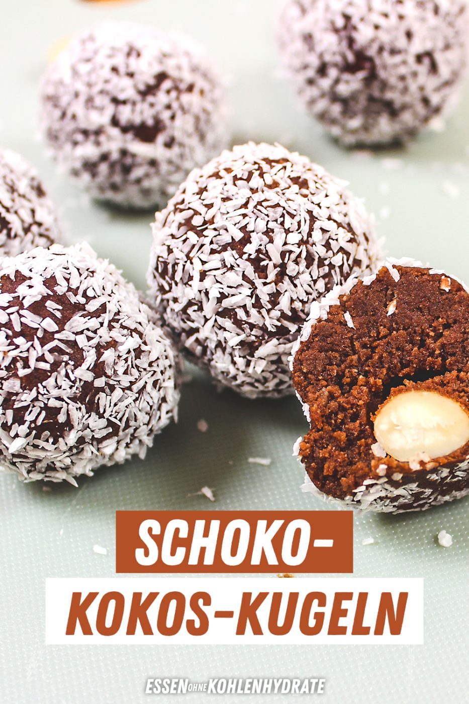 Schoko-Kokos-Kugeln - Essen ohne Kohlenhydrate
