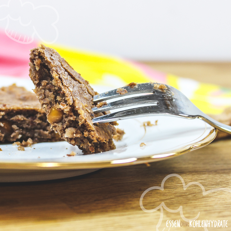Low Carb Erdnuss-Brownies - Essen ohne Kohlenhydrate