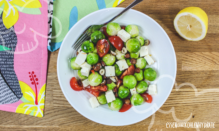 Rosenkohlsalat mit Feta