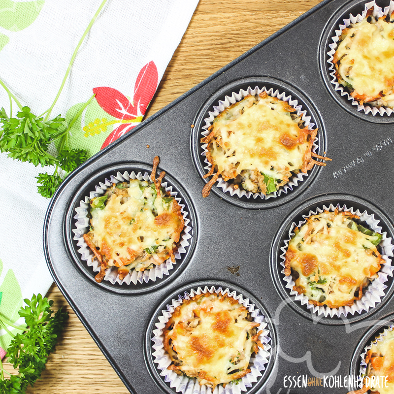 Thunfisch-Muffins - Essen ohne Kohlenhydrate