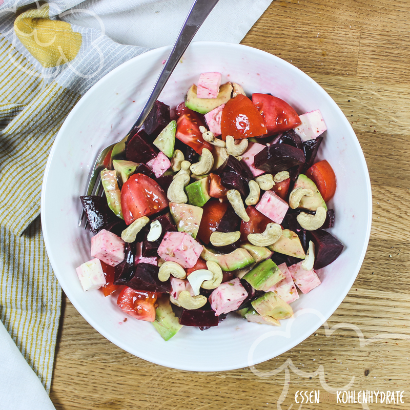 Rote Beete Avocado Salat