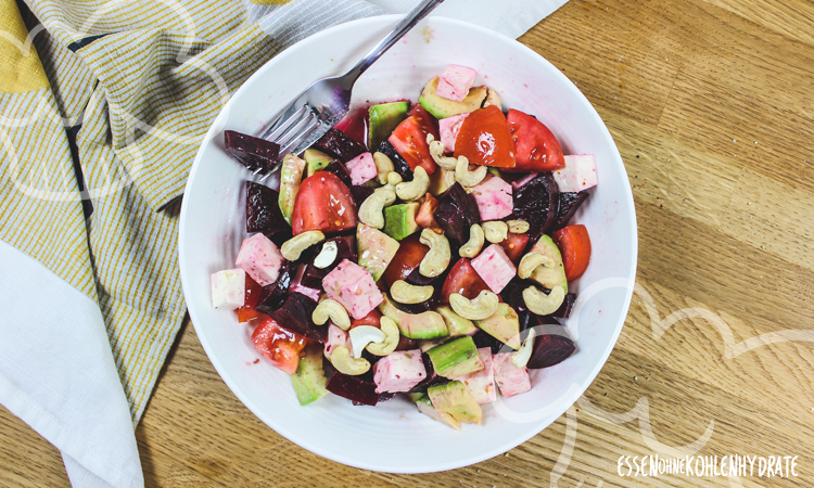 Rote Beete Avocado Salat