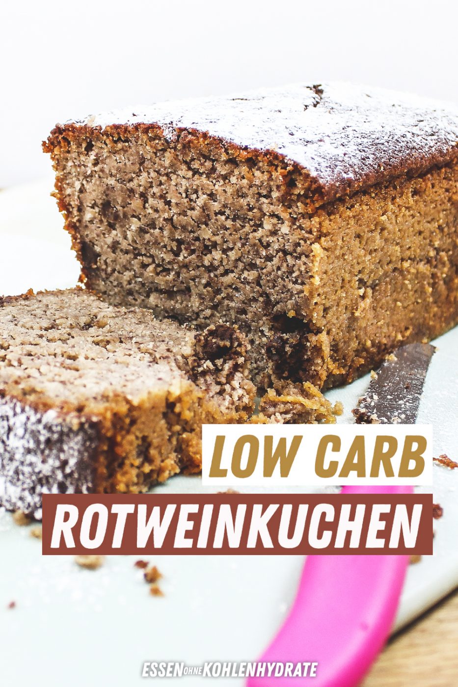Low Carb Rotweinkuchen - Essen ohne Kohlenhydrate