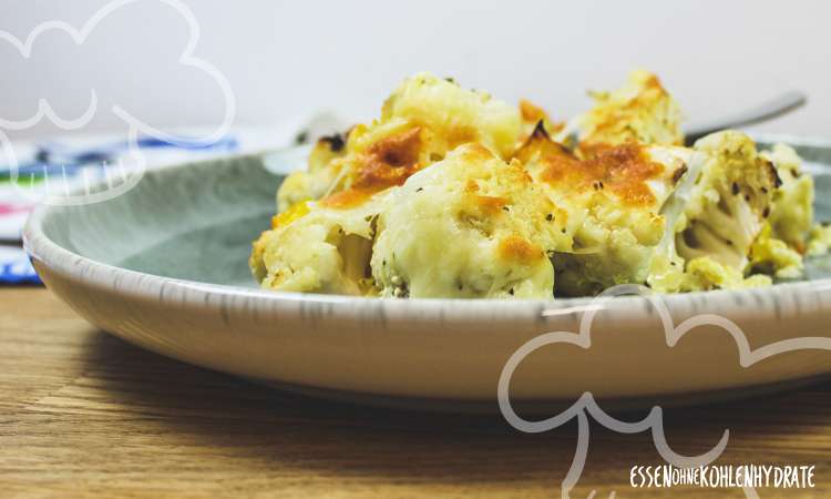 Blumenkohl-Käse-Auflauf - Essen ohne Kohlenhydrate