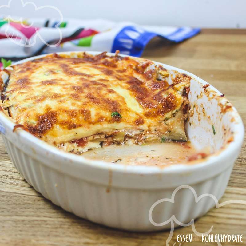 Vegetarische Auberginen-Lasagne