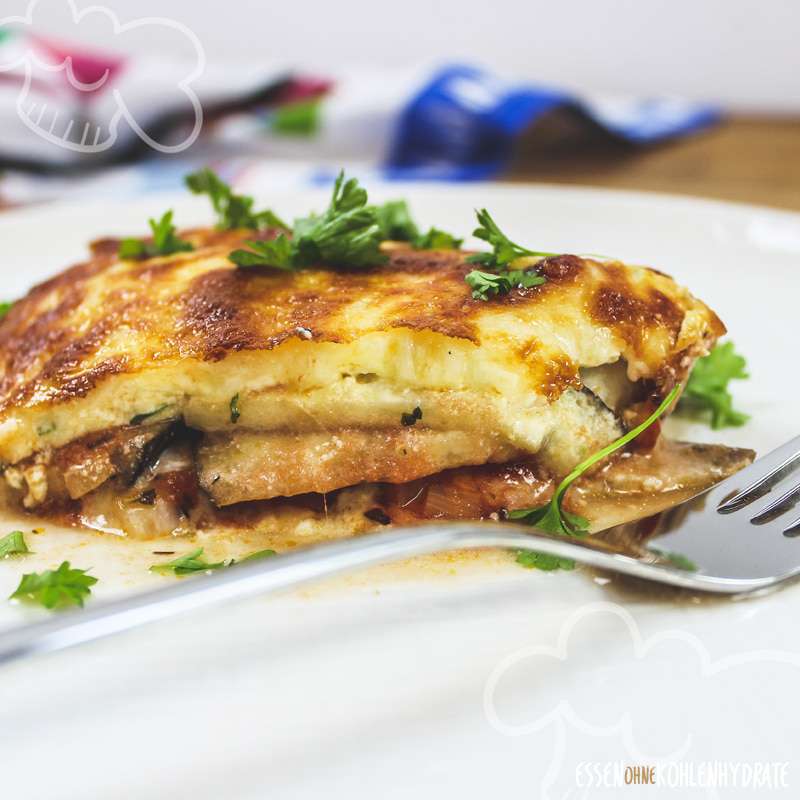 Vegetarische Auberginen-Lasagne