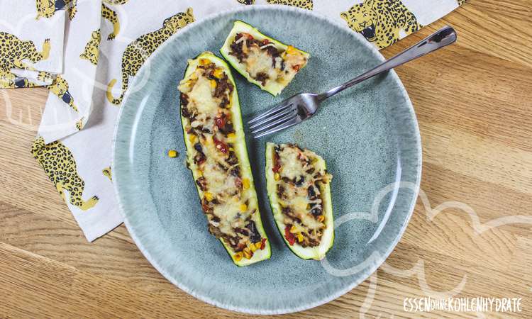 Burrito-Zucchiniboote