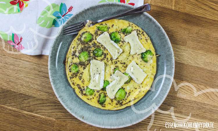 Rosenkohl-Camembert-Omelette