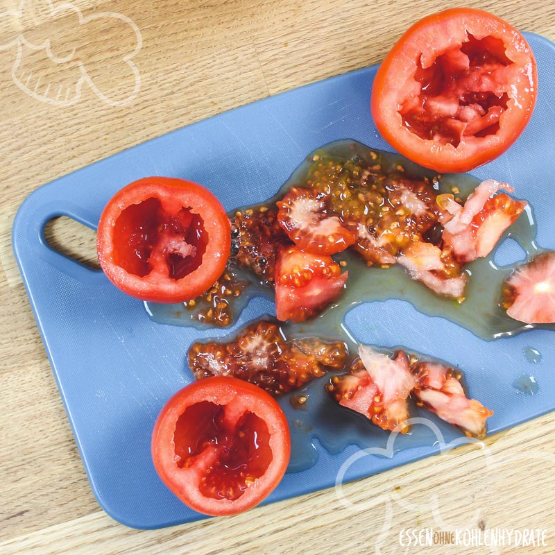 Gefüllte Tomaten mit Speck