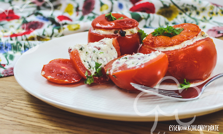 Gefüllte Tomaten mit Speck