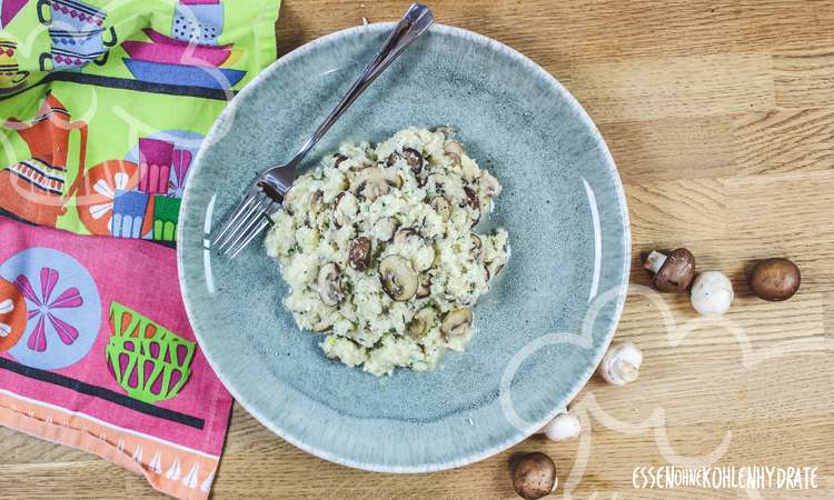 Blumenkohl-Pilz-Risotto