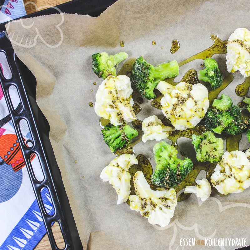 Hähnchenschenkel mit Brokkoli - Essen ohne Kohlenhydrate