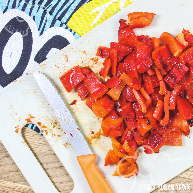 Paprika-Pesto - Essen ohne Kohlenhydrate