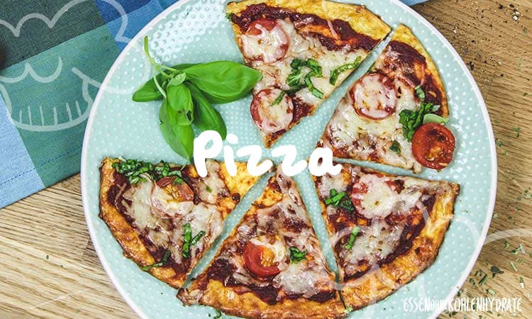 Low-Carb Pizza zum Abendessen