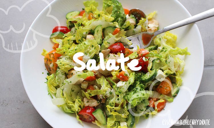 Salate zum Mittagessen