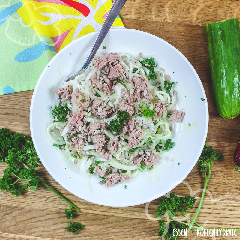 Rettichsalat mit Thunfisch - Essen ohne Kohlenhydrate