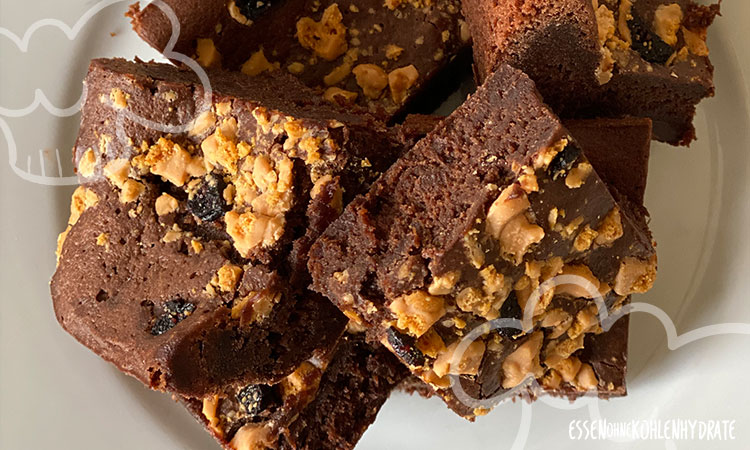 Low-Carb Karamell-Brownies