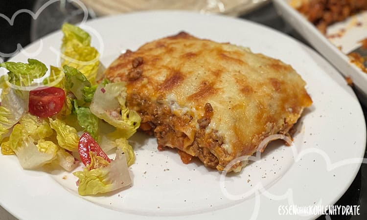 Lasagne mit Protein Wraps