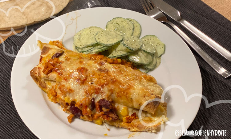 Mexikanische Low-Carb Enchiladas
