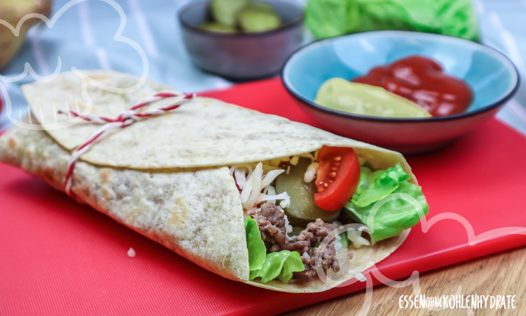 Cheeseburger-Wraps