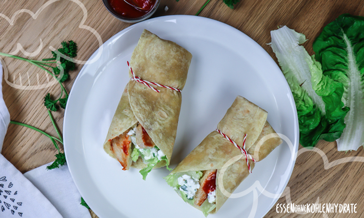 Protein-Wrap mit Hüttenkäse