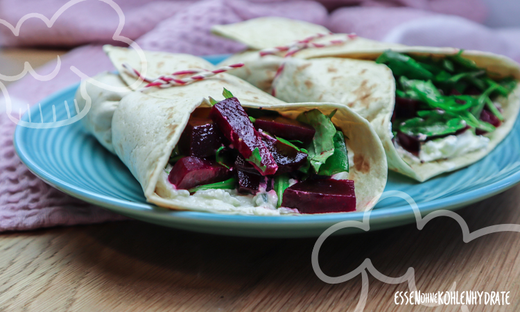 Feta-Wrap mit Rote Beete