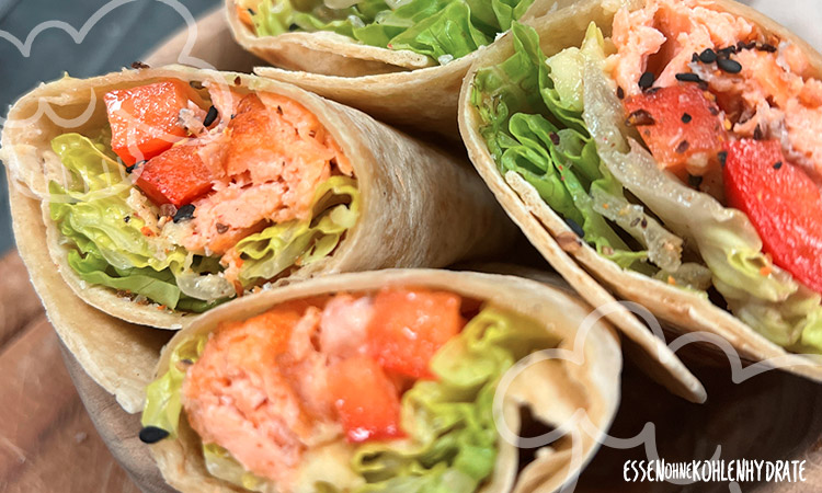 Lachs-Protein-Wraps