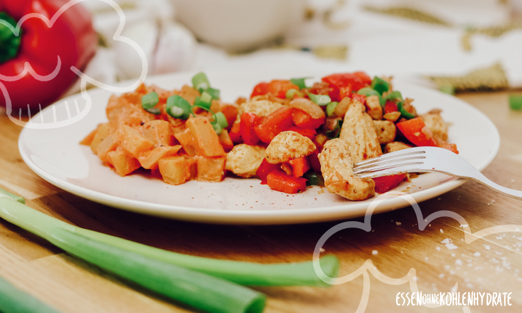 Hähnchen mit Mangosoße
