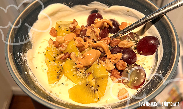Einfache Quarkbowl